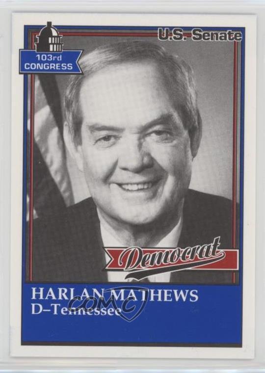 1993 National Education Association 103rd Congress Harlan Mathews 0w6
