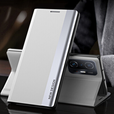 Für Xiaomi 13T Poco F6 12T 11T Redmi Note 12 Pro Flip Leder Hybrid Hülle Cover