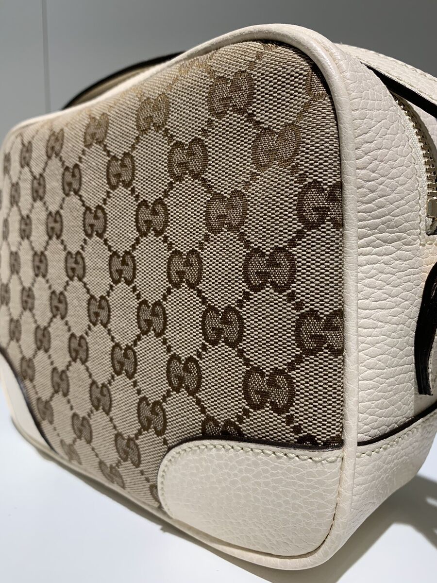 Gucci Bree GG Supreme Monogram White Messenger Wallet in a bag Crossbody Bag eBay