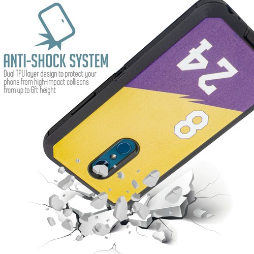 Bundle+ For LG STYLO 5 Holster Hybrid Phone Case w/ Built-in Screen & Kickstand - Picture 36 of 36