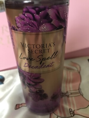 NEW/VICTORIA'S SECRET LOVE SPELL DECADENT FRAGRANCE MIST 8.4 fl oz, FREE MK GIFT