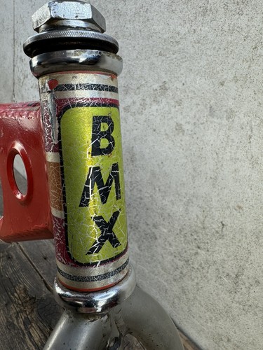 Mongoose Motomag Bmx Frame And Tange Fork 20” Vintage Old School Bmx Red - Picture 5 of 22