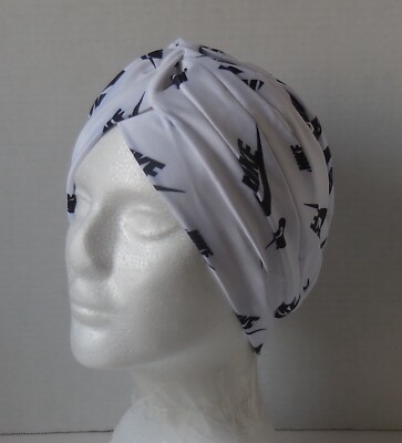 white nike head wrap