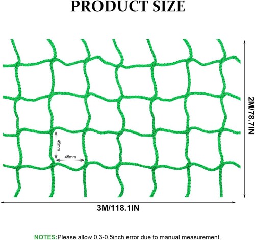 UK Heavy Duty Cargo Net Trailer Nets 3M x 4M Truck Protector Mesh Safety Secure - Picture 20 of 22