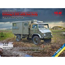 ICM ICM 35136 1/35 Unimog S404 box body German military truck [assembled plastic