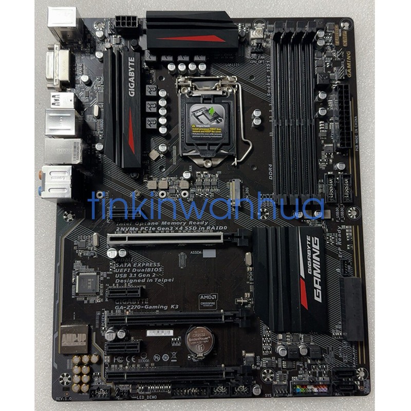 For Gigabyte GA-Z270-Gaming K3 Motherboard LGA1151 DDR4 DVI-D+ ATX