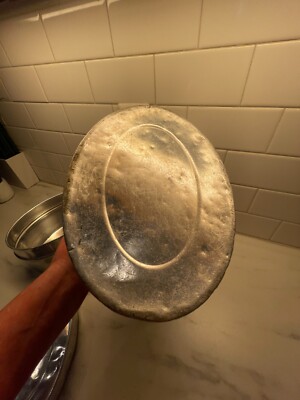 Vintage Leyse Priscilla Ware Aluminum Coal Miner's Lunchbox Bucket