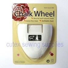 Chalk Wheel - Fine Line Fabric Marker Blue, Red, White, Yellow Choose Color