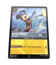 Lorcana Mickey Mouse Trumpeter FOIL 182/204 NM Into the Inklands Legendary