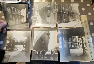 6 Orig 1940s New York City NYC 6x8''photos GREENWICH VILLAGE Queen ELIZABETH SHIP