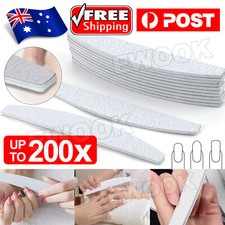UP30x Double Sided Pedicure Nail Files 100 180 Grit Manicure Nail Care Sanding