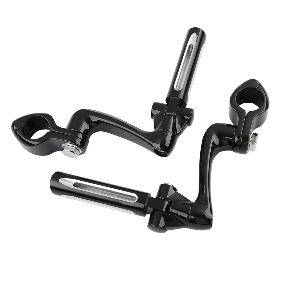 Barra de carretera de 1,25"" estriberas de montaje macho aptas para Harley Electra Road Glide EE. UU. Foto 3 de 4