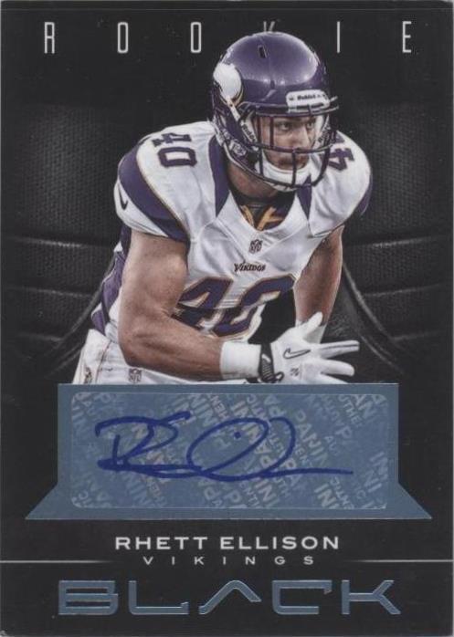 Eric Rhett Signature 2012 Panini Black - Rookie Rhett Ellison #179 Platinum Signatures /49 ...