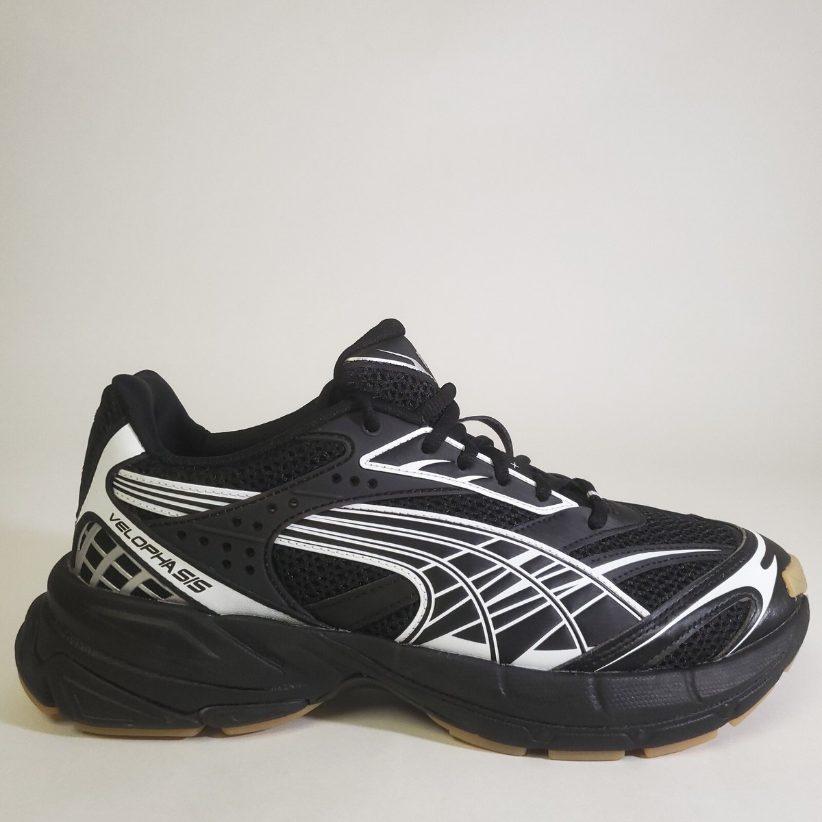 【PUMA】Velophasis Technisch★390932_02★Black Puma Velophasis Technisch 390932-02 Black White Sneakers