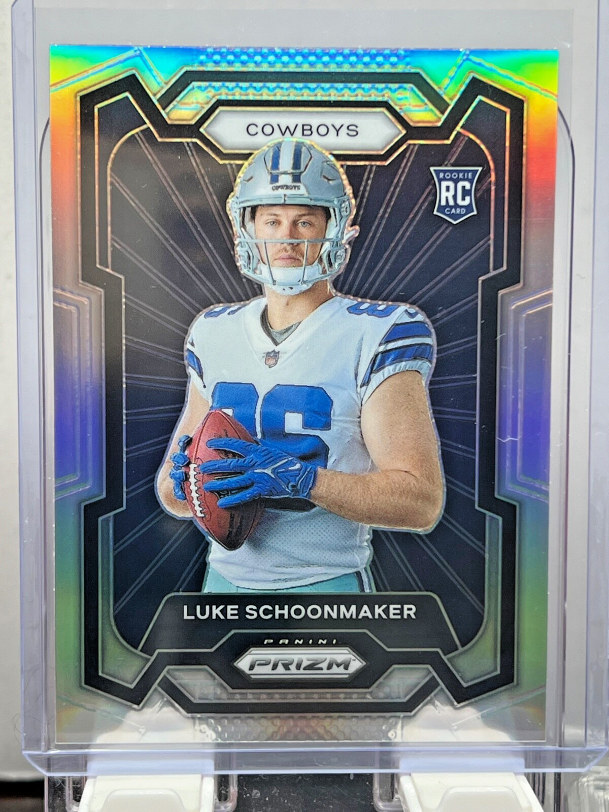 2023 Panini Prizm - Rookie Variation Silver Prizm #312 Luke Schoonmaker (RC)