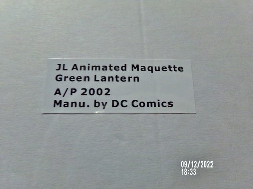 JLA Animated Series Green Lantern ARTIST PROOF Maquette #053/200 DC Direct - Picture 8 of 9
