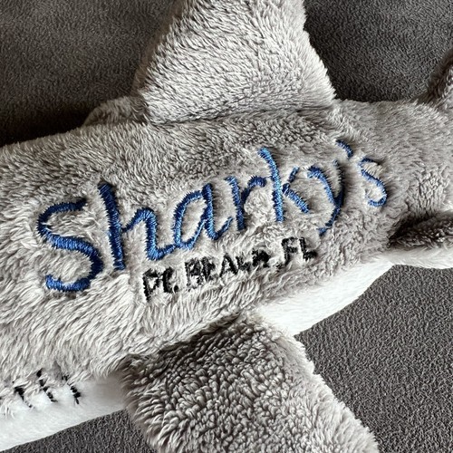Plush Shark Bean Filled Sharky’s PC Beach Florida Stuffed Animal Collectable - 第 6/9 張圖片