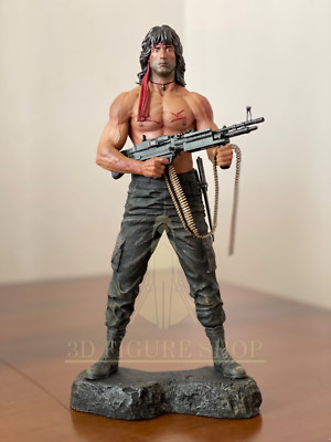 Rambo/3d Figure 25cm Professional Hand Painted