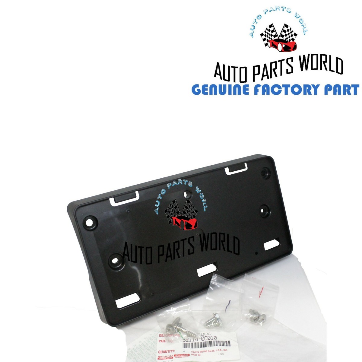Toyota 521140C010 Genuine OEM Factory Original License Bracket for