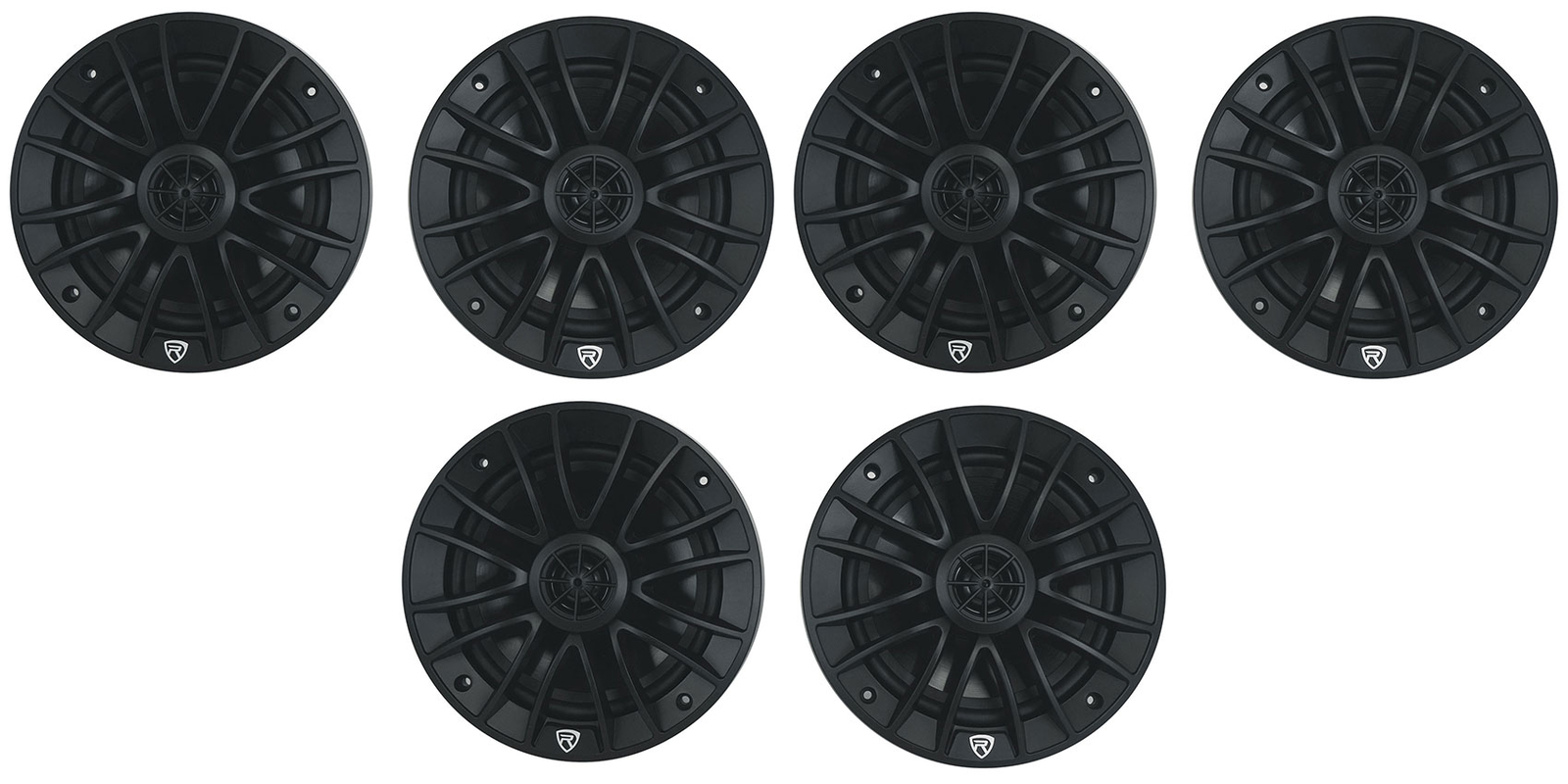 6 Динамики Rockville RM-PREMIUM-65 BLACK 65 мощностью 600 Вт для морских катеров - четкий звук 24790₽