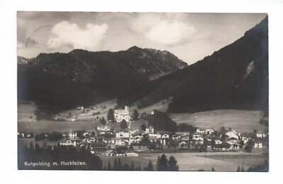 Ak Ruhpolding mit Hochfellen 1912