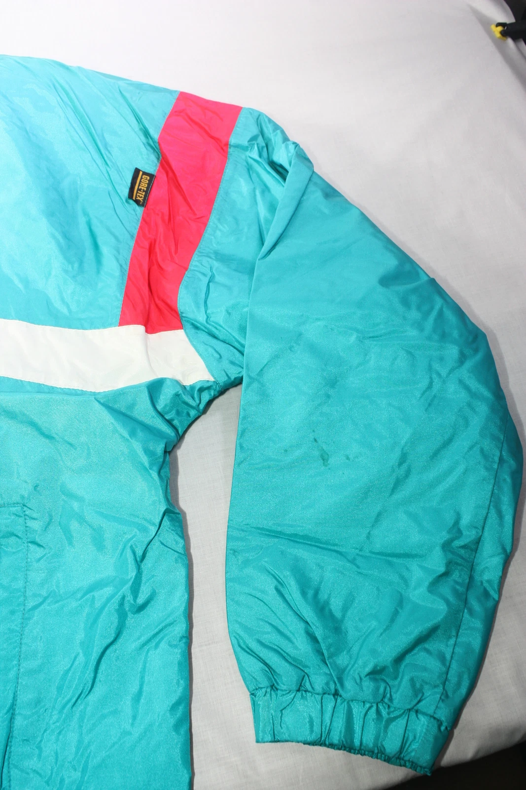 alpine-design vintage 90's neon gore-tex pullover ski jacket