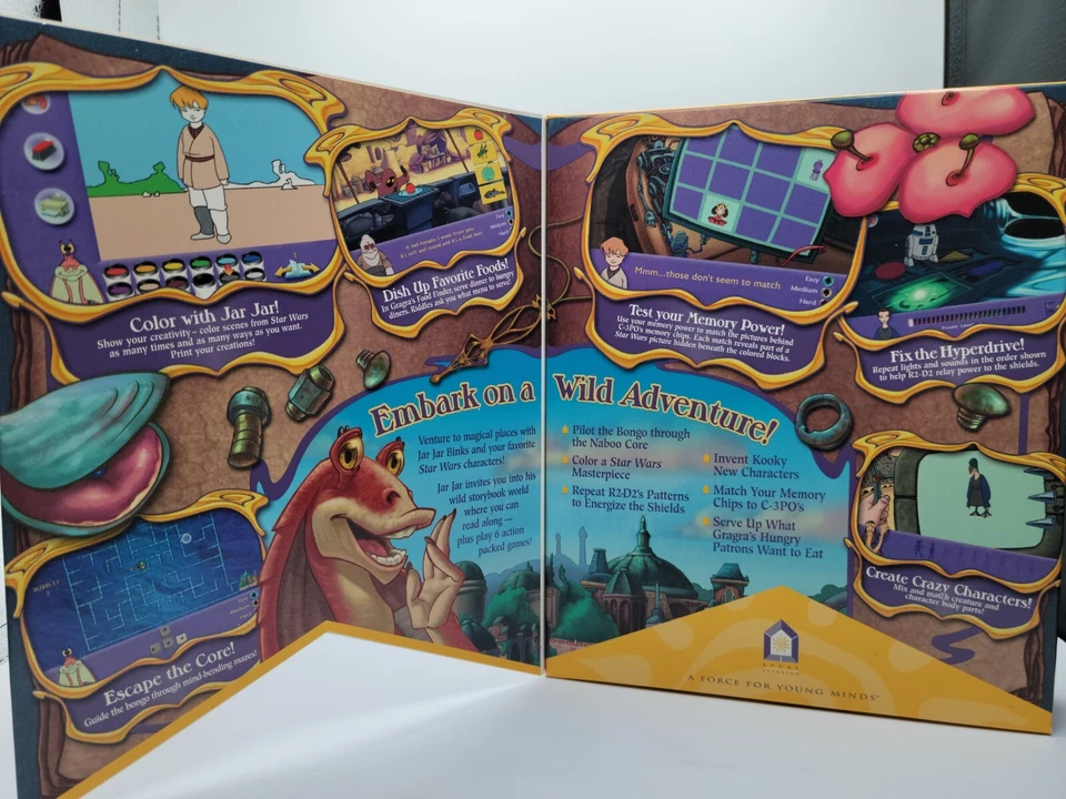 Sealed Star Wars Jar Jar's Journey Adventure Book (PC, Windows 95/98 & Mac) - Image 3 of 3