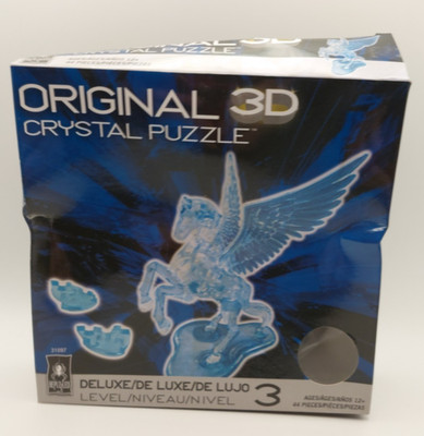 Bepuzzled Deluxe 3D Crystal Puzzle #31097   New/Sealed Pieces   Damaged Box