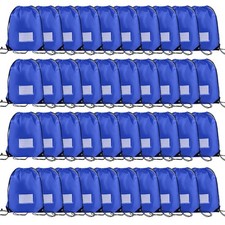 40 Pcs Drawstring Bags,Bulk Draw String Backpack, DIY Gym Sports Cinch Bag Sa...