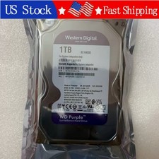 New Western Digital WD10PURX 64E5EY0 Purple 1TB 5400RPM 3.5" SATA 64MB HDD