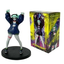 16CM Cyberpunk Edgerunners Rebecca PVC Anime Figure Collectible Model Statue Toy
