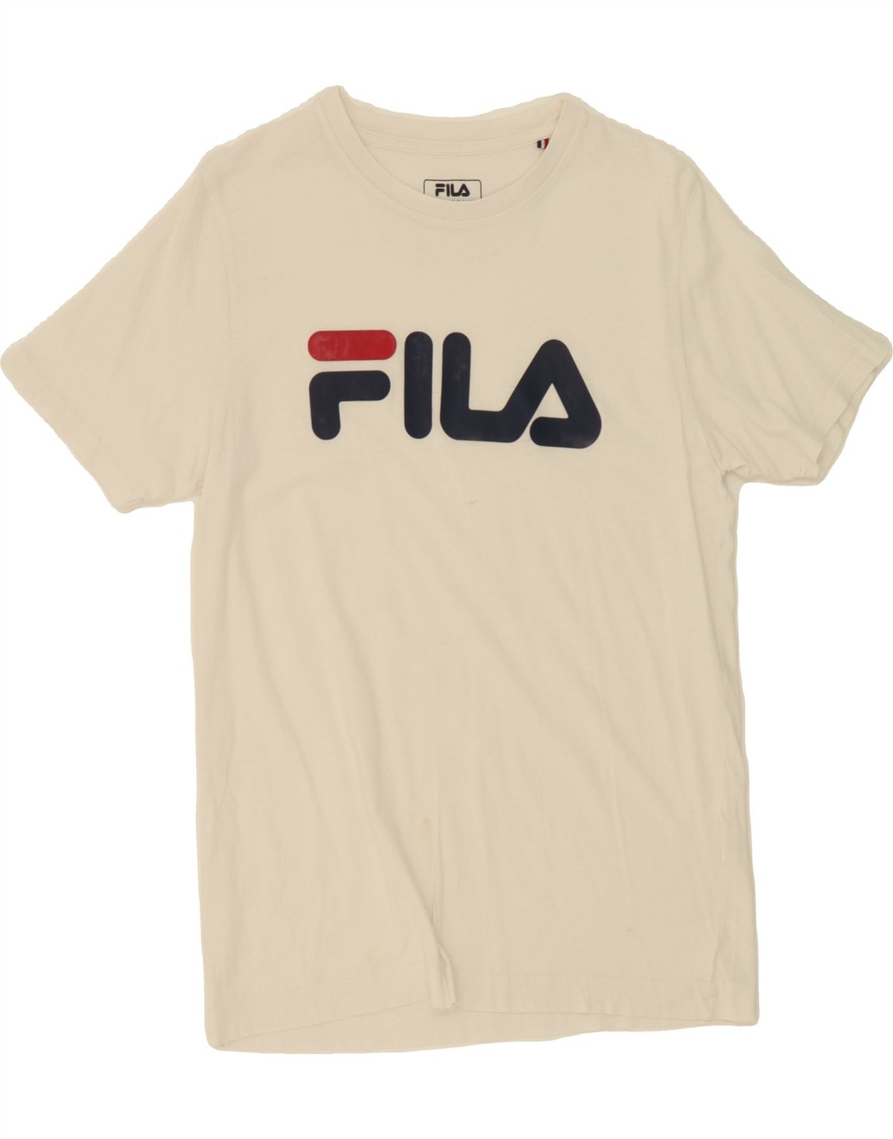 FILA Maglietta Uomo Grafica Top Medium Bianco Cotone BX15