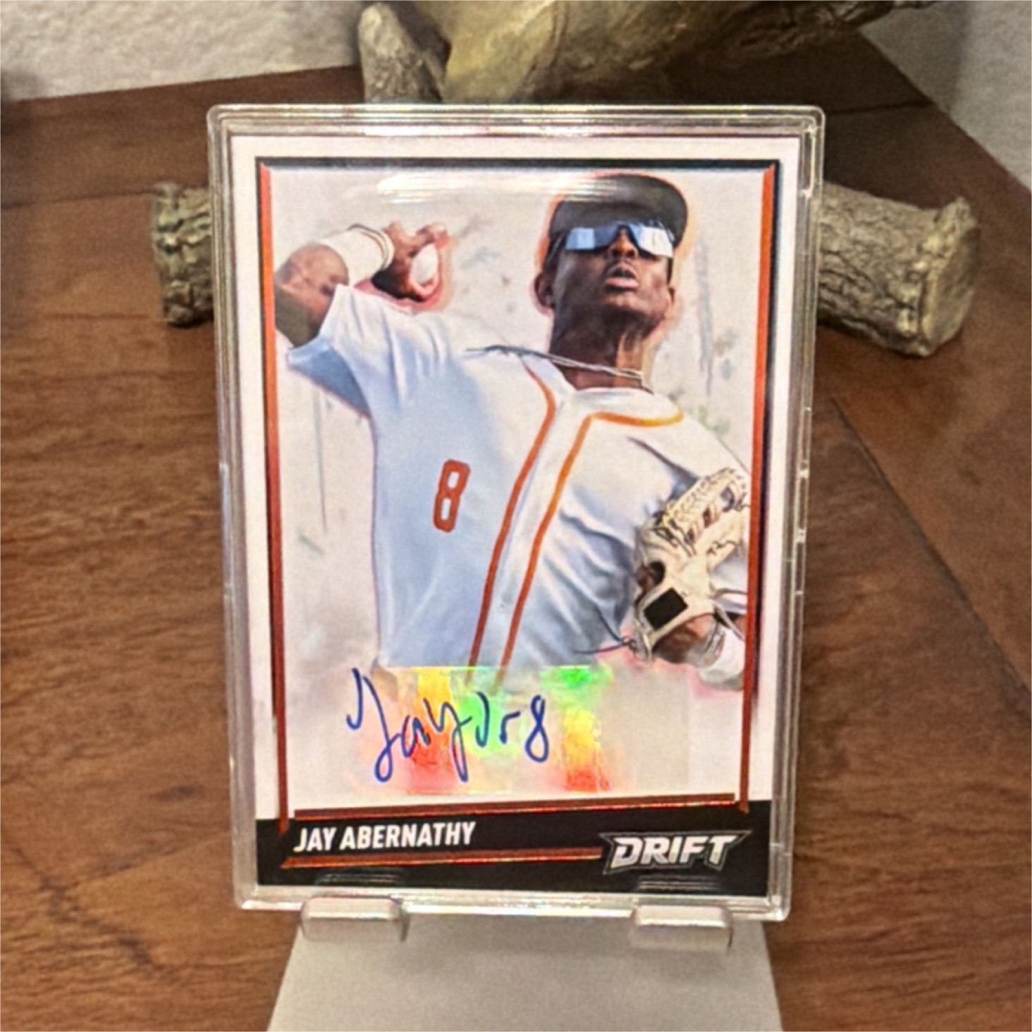 Pulse Trading Cards Drift Base Jay Abernathy Autograph Serial Numbered /37
