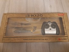 Syma S102G Black Hawk Indoor RC Helicopter Infrared Control with Gyro USB Cable