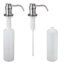 400ml Built In Soap Dispensers Liquid Lotion Pump f/ Kitchen Bathroom Sink BN