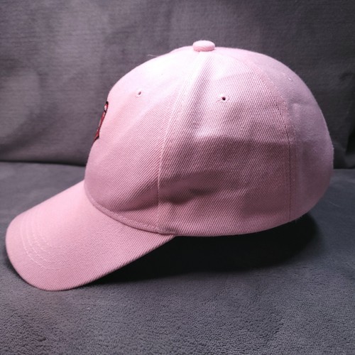 The Rolling Stones Lips Tongue Band Rock Roll Pink Cap Hat Adjustable - Picture 2 of 6