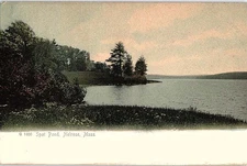 Postcard PANORAMIC SCENE Melrose Massachusetts MA o/19 AJ3865