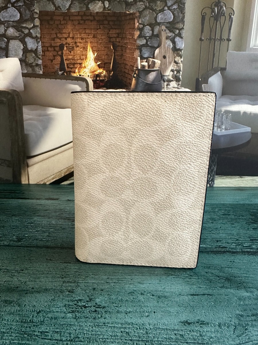 COACH財布 Coach Passport Case Travel Wallet - CW170 Chalk Black | eBay