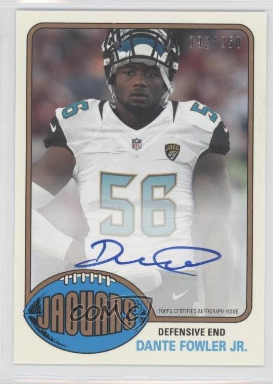 Dante Fowler Topps 1976 Rookie Autographs #76ADFO Base