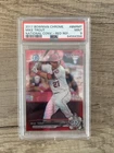2017 BOWMAN CHROME NATIONAL CONVENTION RED REFRACTOR/10 MIKE TROUT PSA 9 SSP