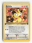 Meowth 62/82 Team Rocket Pokémon TCG Vintage Common