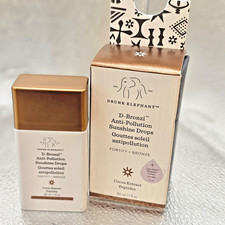 Drunk Elephant D-Bronzi Anti-Pollution Sunshine Drops 30mL 1oz New  Sample
