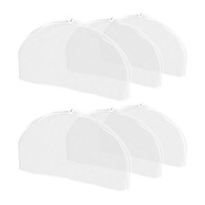 6 Pcs Shoulder Cover Travel Suit Bags Garment Plastic Covers