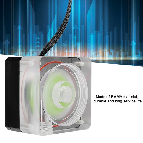 Water Cooling Pump Thin Pmma Pwm Speed Control 3 Meters Head 500L H AM - Afbeelding 2 van 15