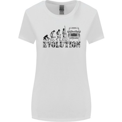 4x4 Evolution Offroading Straßenfahrt Damen T-Shirt Mit Weiterem Schnitt