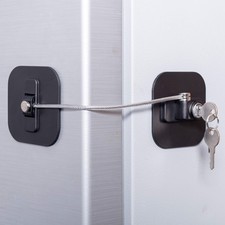Refrigerator Lock,Fridge Lock with Keys,Freezer and 1 Count Pack of 1