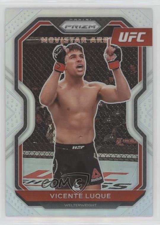 2021 Panini Prizm UFC Silver Prizm Vicente Luque #53 5b1