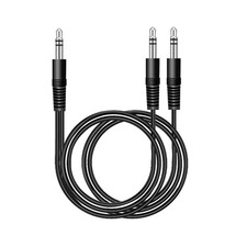 Headphone Aux Cable Audio Lead 3.5mm Jack to 2 x Jack Male Female Stereo PC Car