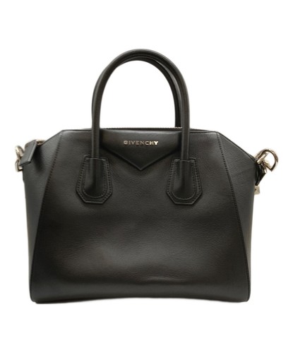 Givenchy ANTIGONA SMALL 2WAY Shoulder Bag Black Women Used Authentic