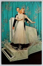 Ginger Rogers Fred Astaire Movieland Wax Museum Buena Park CA 1962 Postcard